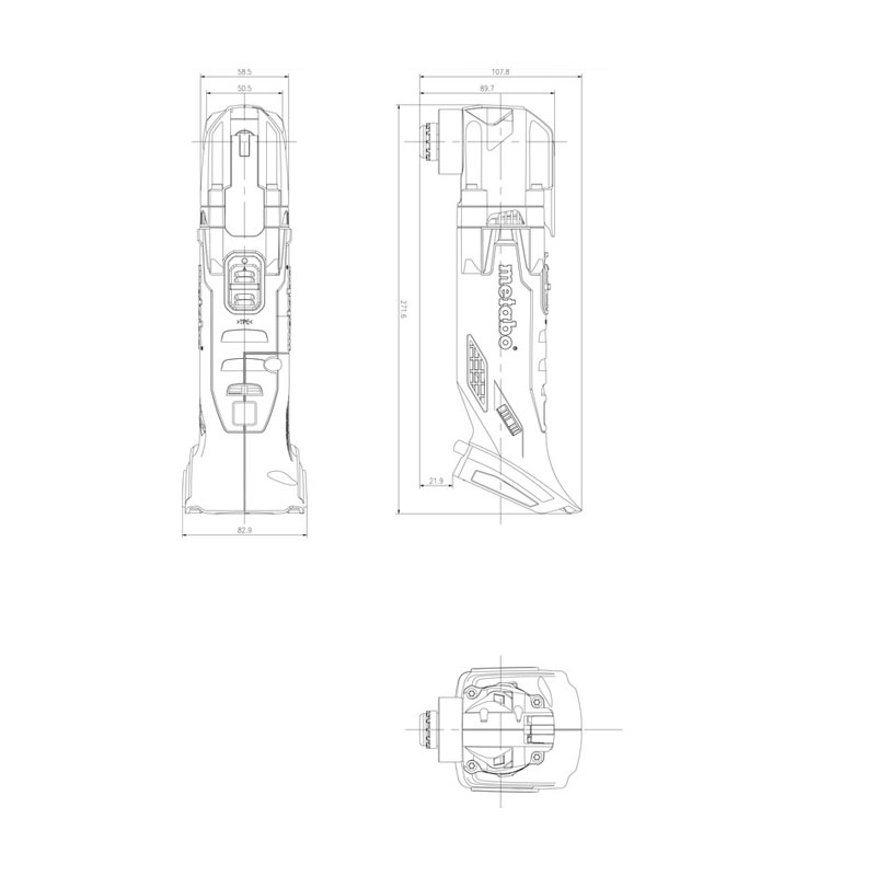 Metabo - Akumulatorski multi alat MT 18 LTX - 613021840